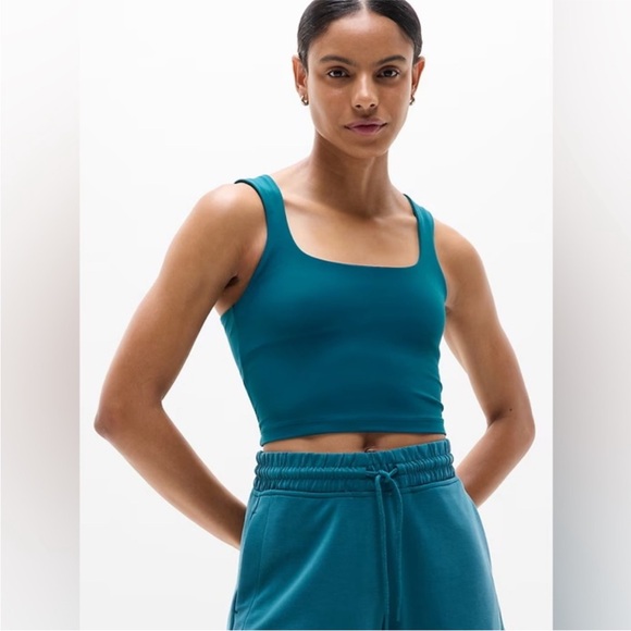 Athleta Other - Athleta Transcend Square Neck Crop Bra